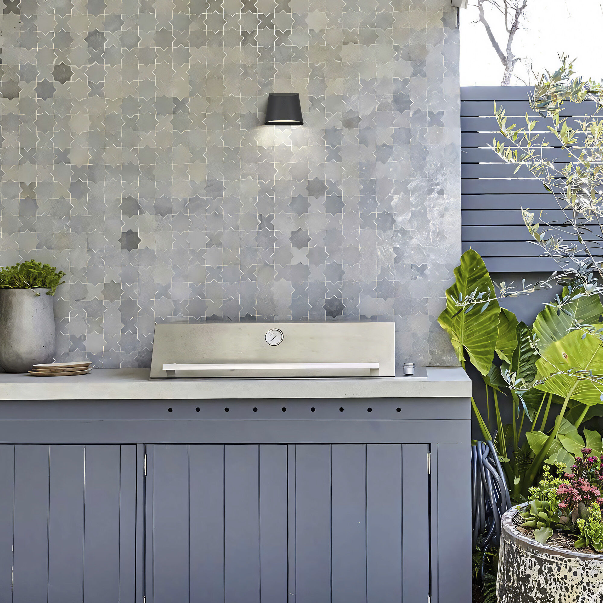 Ambit LED 4.75 inch Sand Black Outdoor Wall Sconce